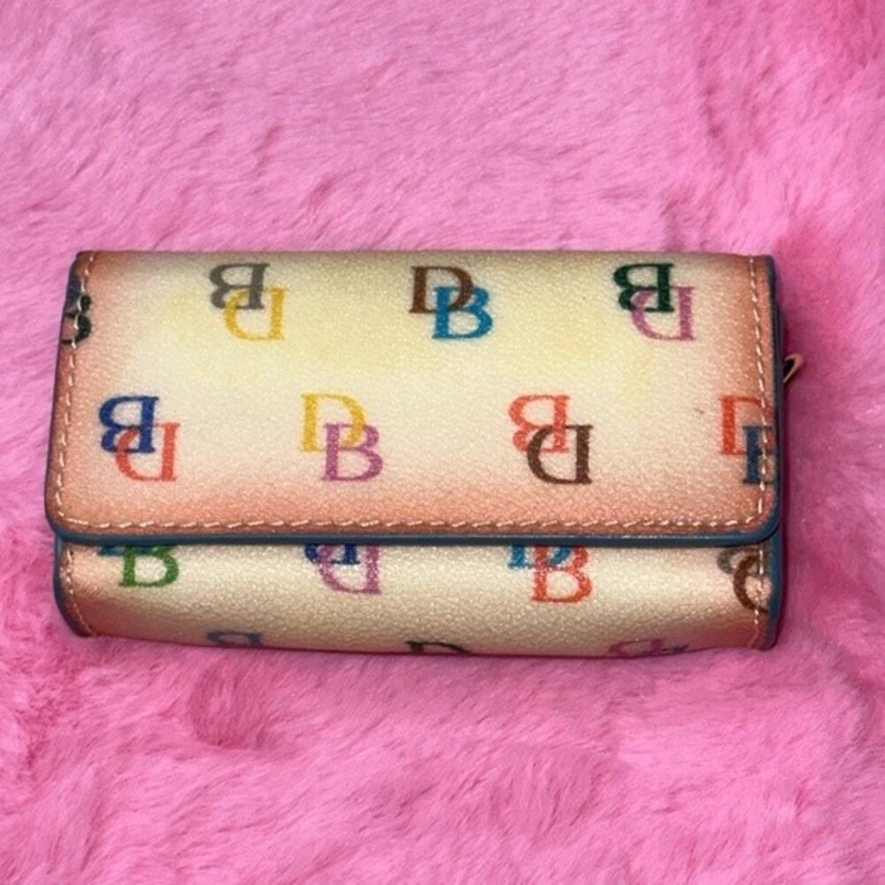 Dooney & Bourke Vintage Coated Canvas Small Wallet